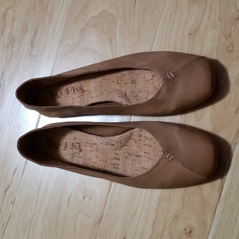 KorkEase Leather Neutral Minimalist Ballet Flats Gem